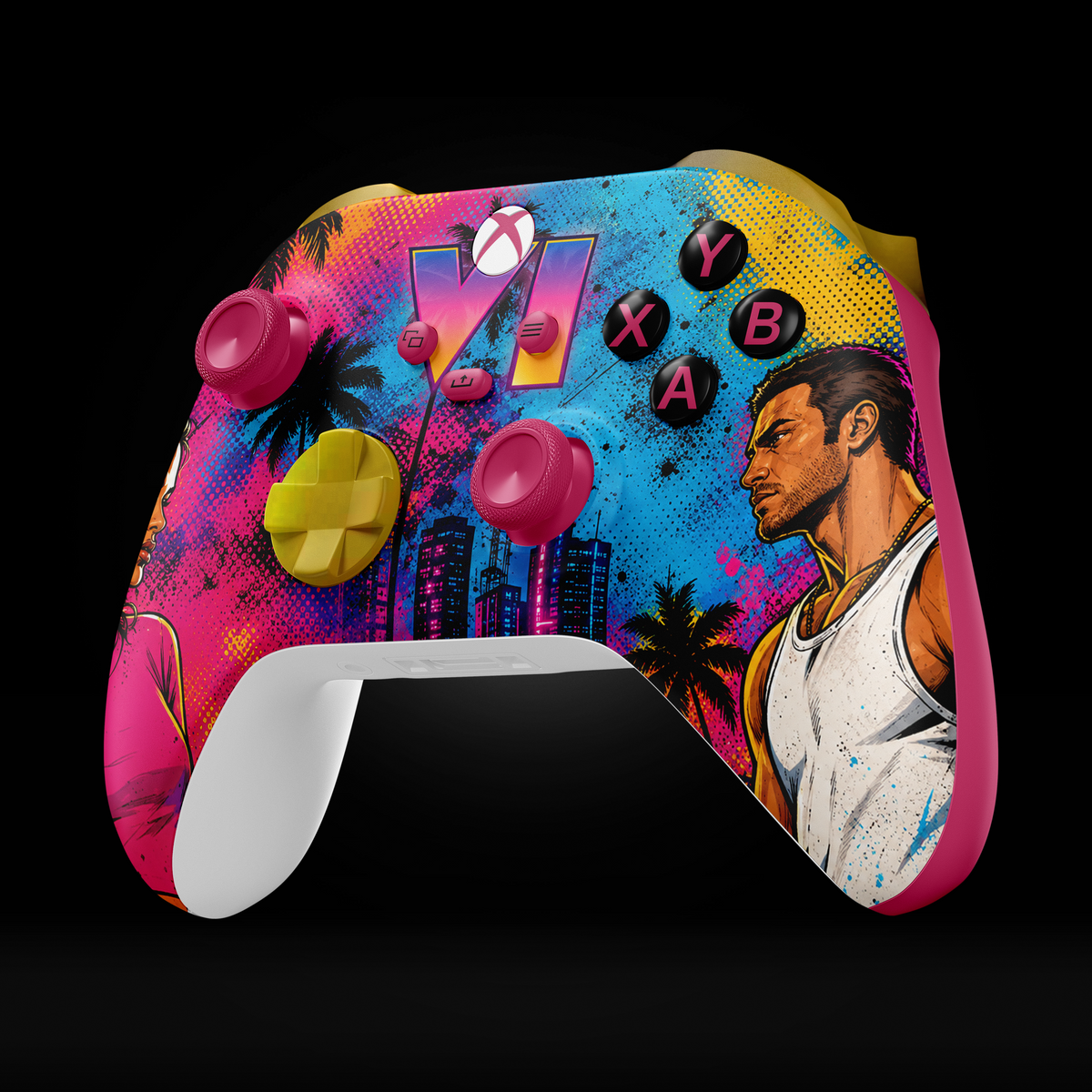 MODDEDZONE MIAMI CITY XBOX SERIES X CUSTOM MODDED CONTROLLER