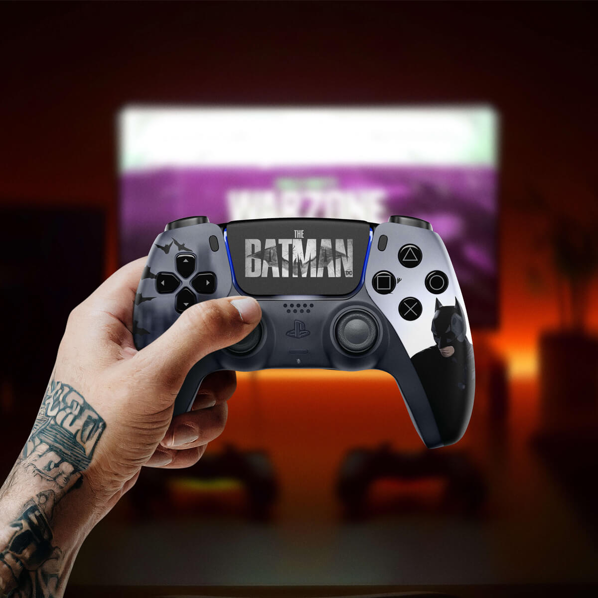 BATMAN PS5 CUSTOM MODDED CONTROLLER - ModdedZone