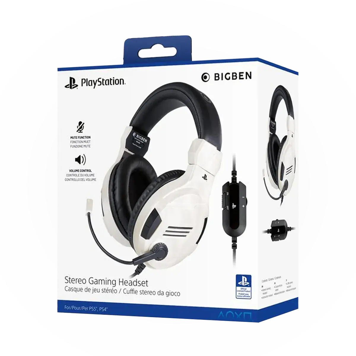 BIGBEN STEREO GAMING HEADSET - WHITE - ModdedZone