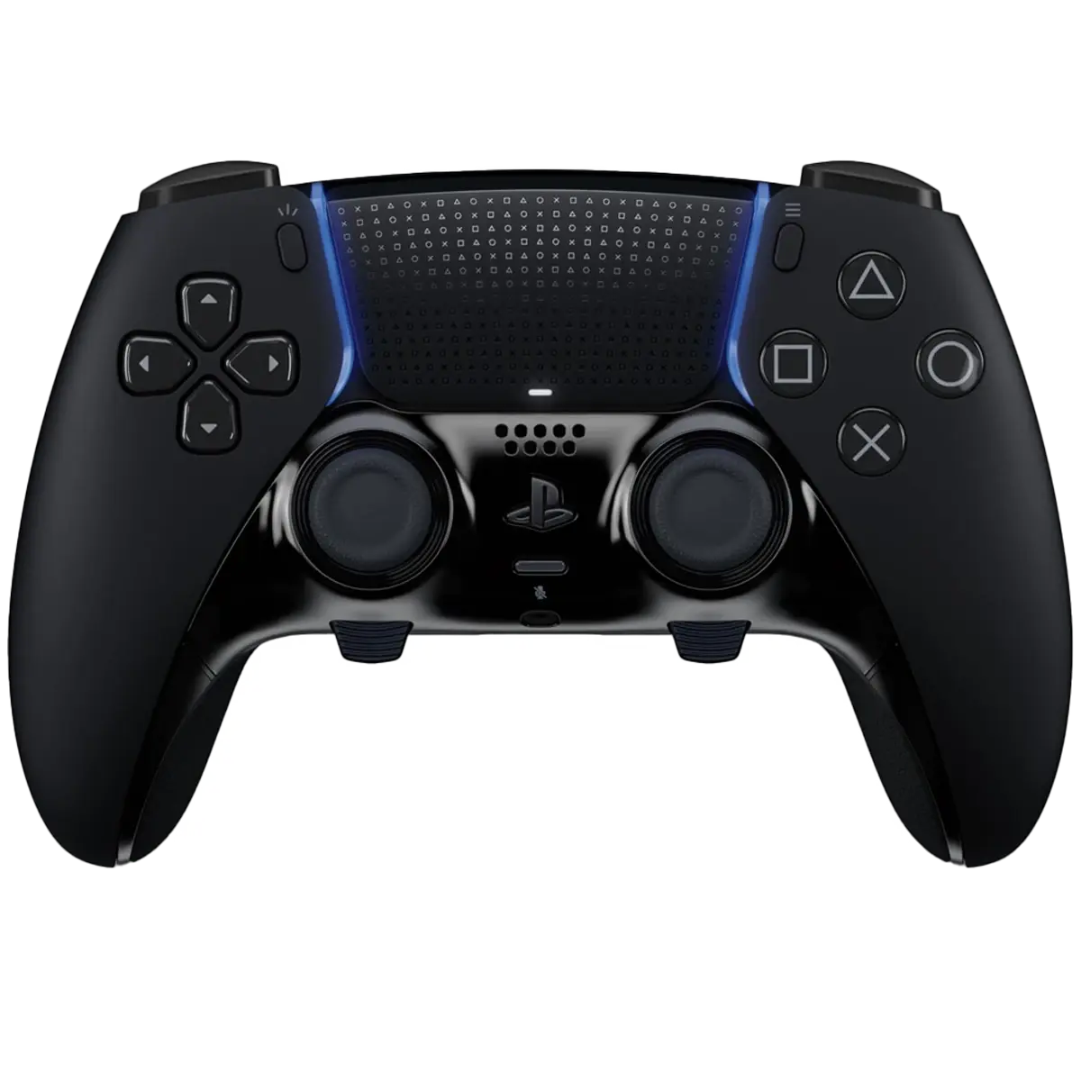 Midnight Black PS5 DualSense Edge Custom Modded Wireless Controller - ModdedZone
