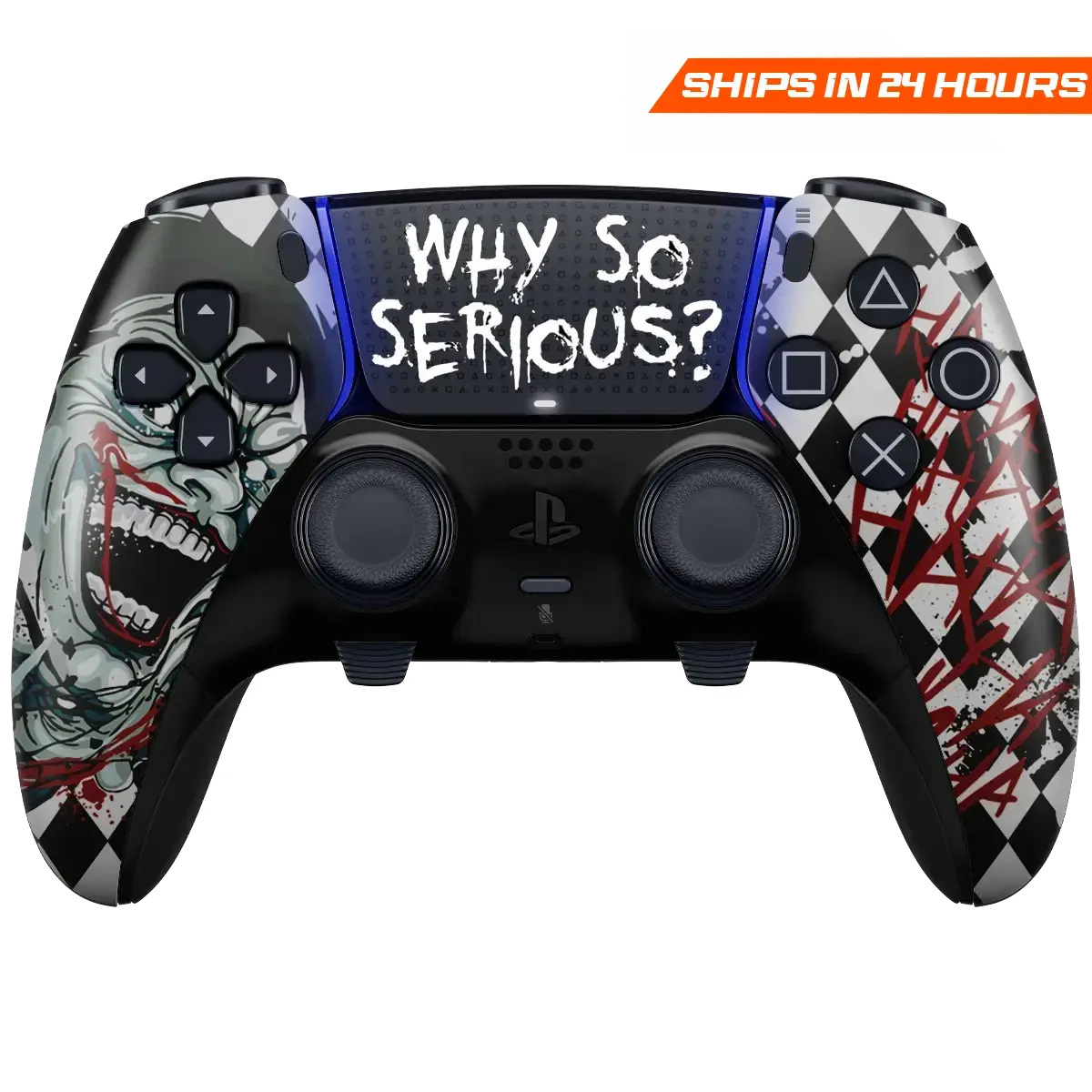MODDEDZONE JOKER PS5 DualSense Edge Custom Modded Wireless Controller ModdedZone