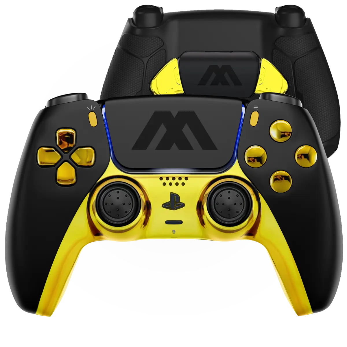 BLACK GOLD EXTREME PS5 SMART PRO MODDED CONTROLLER - ModdedZone