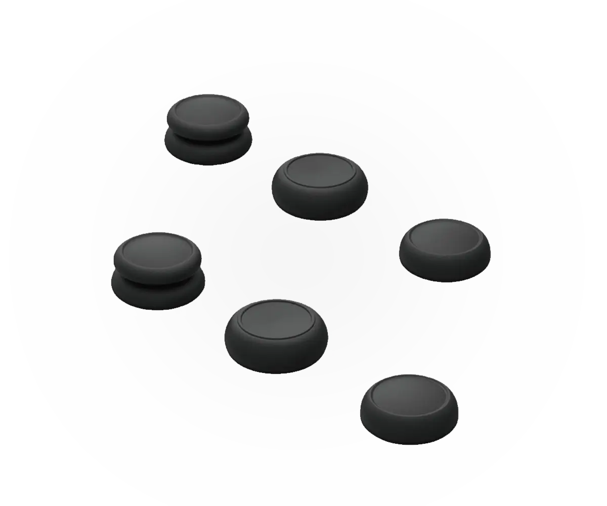 SKIN, CQC & FPS ANALOG GRIPS SET FOR NINTENDO SWITCH JOY-CON CONTROLLER - ModdedZone