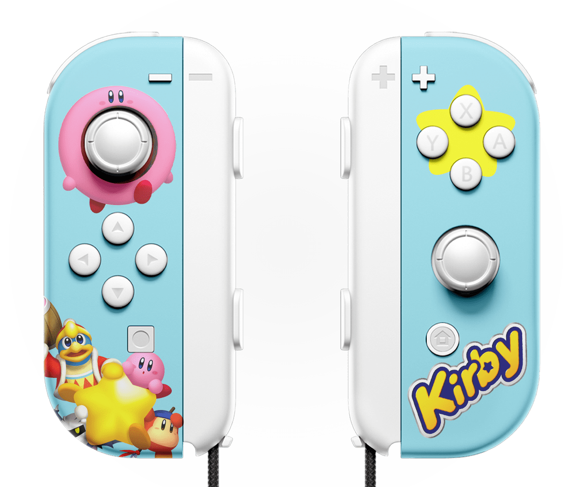 KIRBY NINTENDO JOY-CON CUSTOM CONTROLLERS - ModdedZone