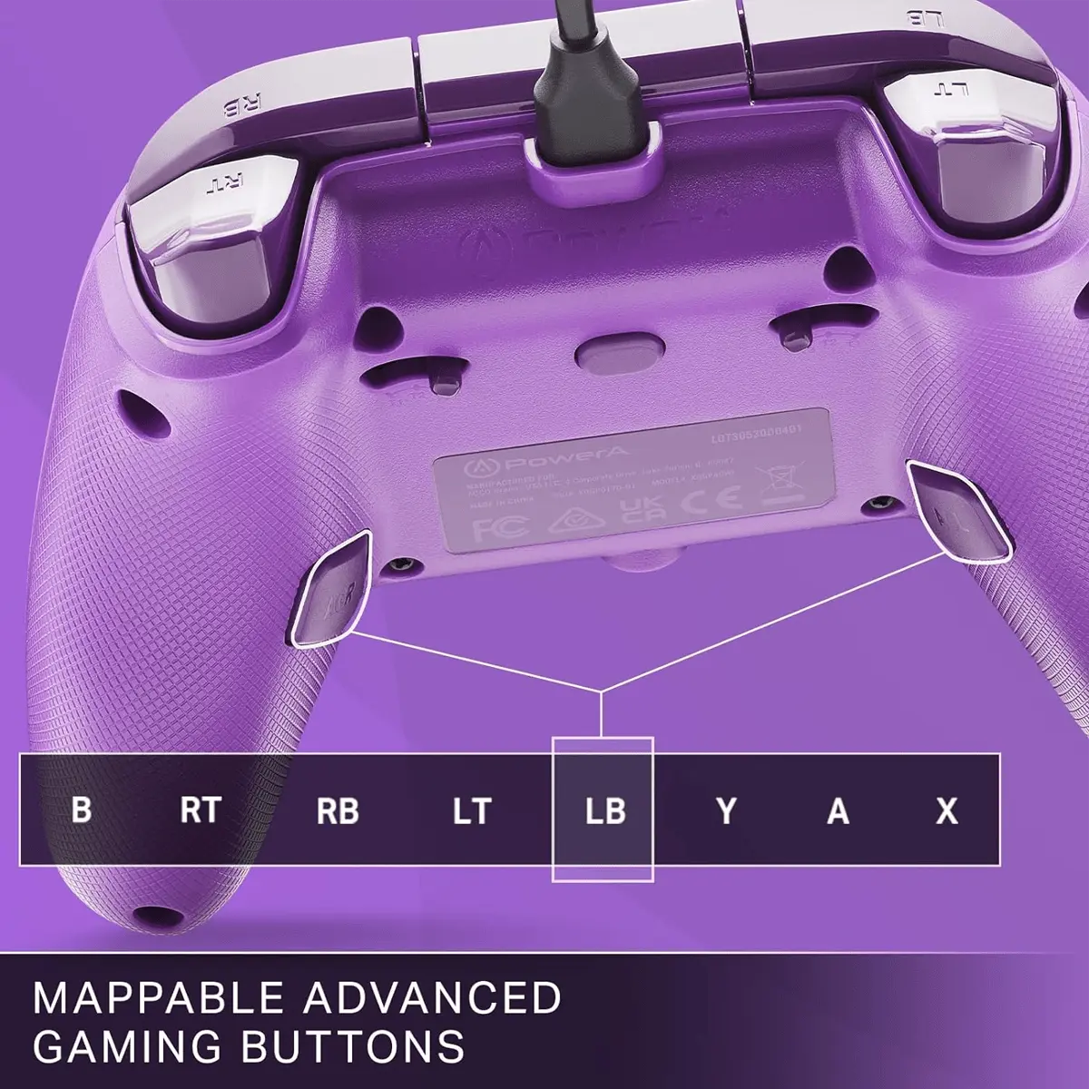 PowerA Advantage Wired Controller For Xbox Series X|S With 2 Mappable Buttons - Royal Purple - ModdedZone