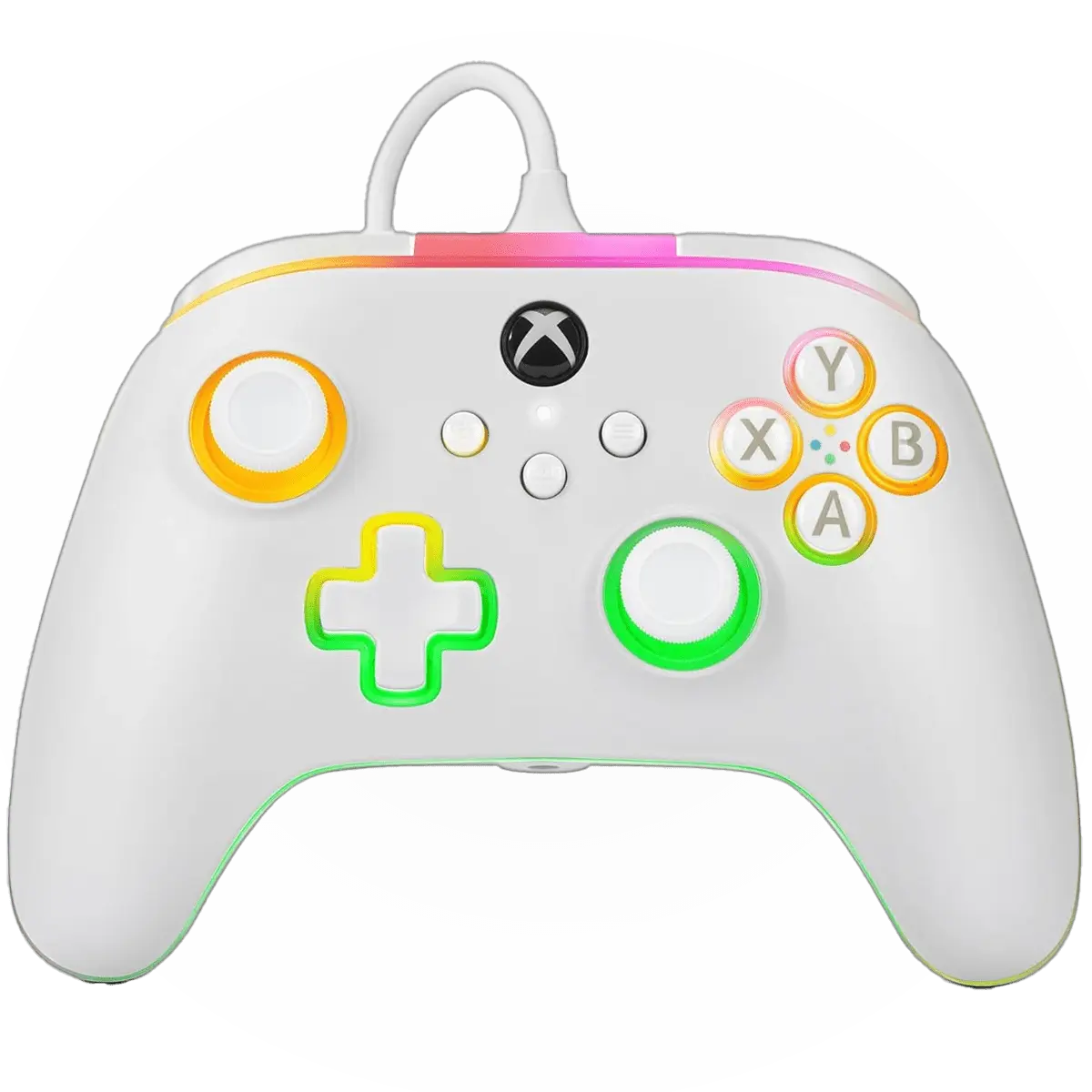 PowerA Advantage Wired Controller for Xbox Series X|S with Lumectra - White - ModdedZone