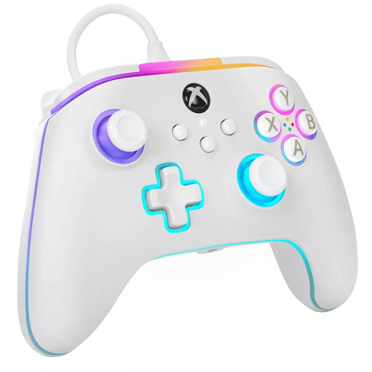 PowerA Advantage Wired Controller for Xbox Series X|S with Lumectra - White - ModdedZone