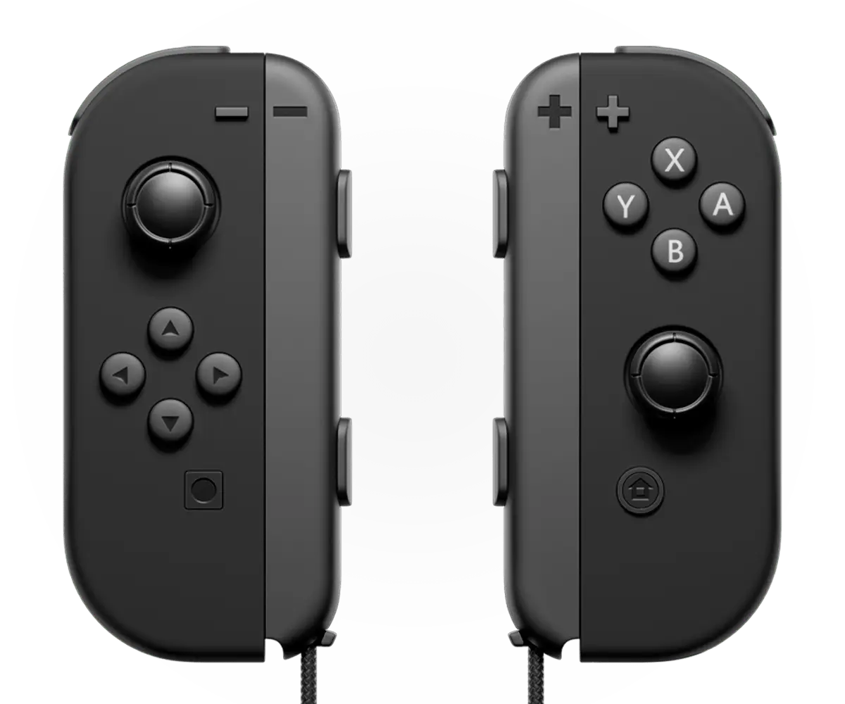 MIDNIGHT BLACK NINTENDO JOY-CON CUSTOM CONTROLLERS - ModdedZone
