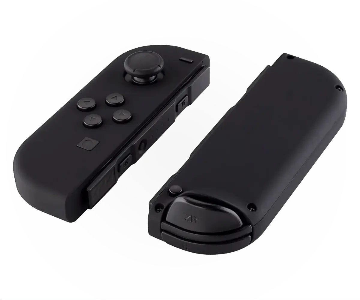 MIDNIGHT BLACK NINTENDO JOY-CON CUSTOM CONTROLLERS - ModdedZone