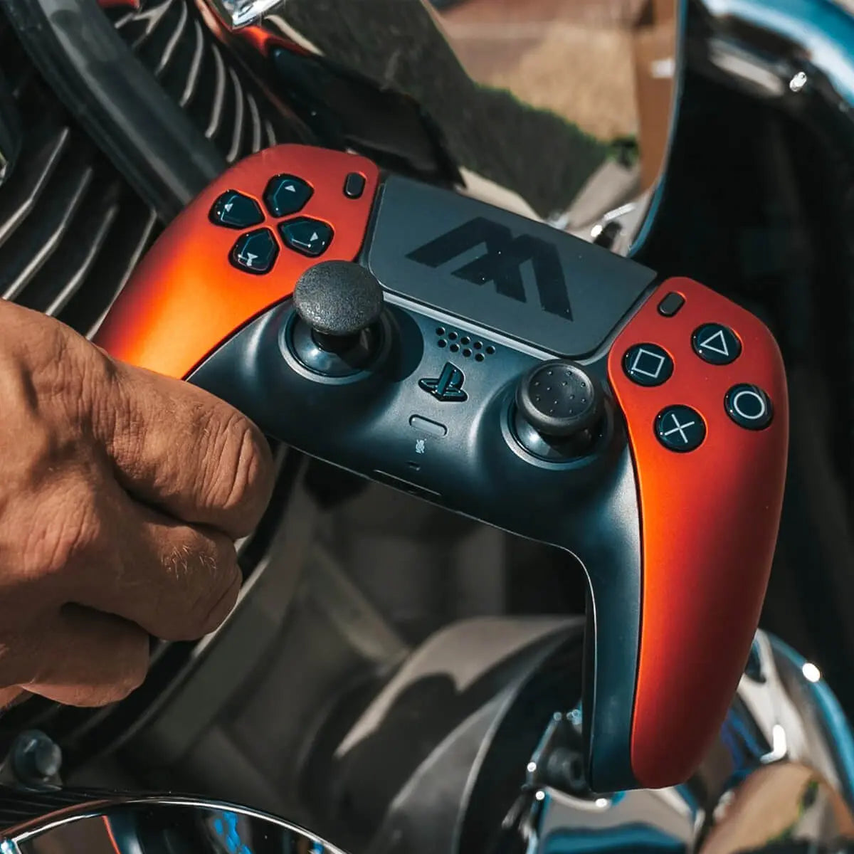 ORANGE EXTREME PS5 SMART PRO MODDED CONTROLLER - ModdedZone