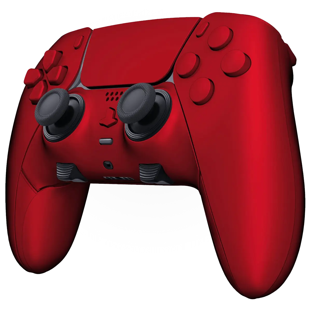 SOFT TOUCH RED PS5 DualSense Edge Custom Modded Wireless Controller - ModdedZone
