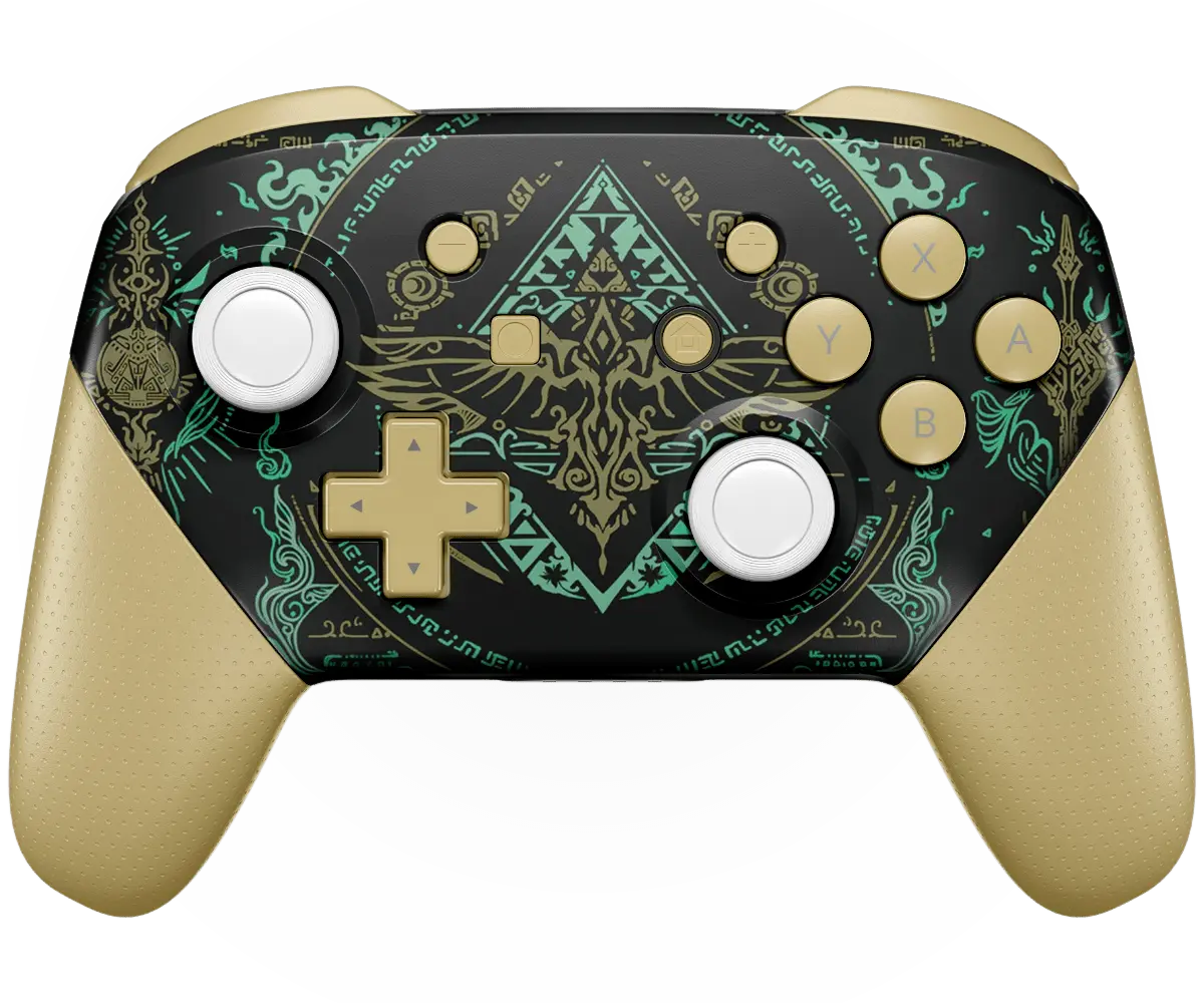 ROYAL BLACK TOTEM NINTENDO PRO CUSTOM CONTROLLER - ModdedZone