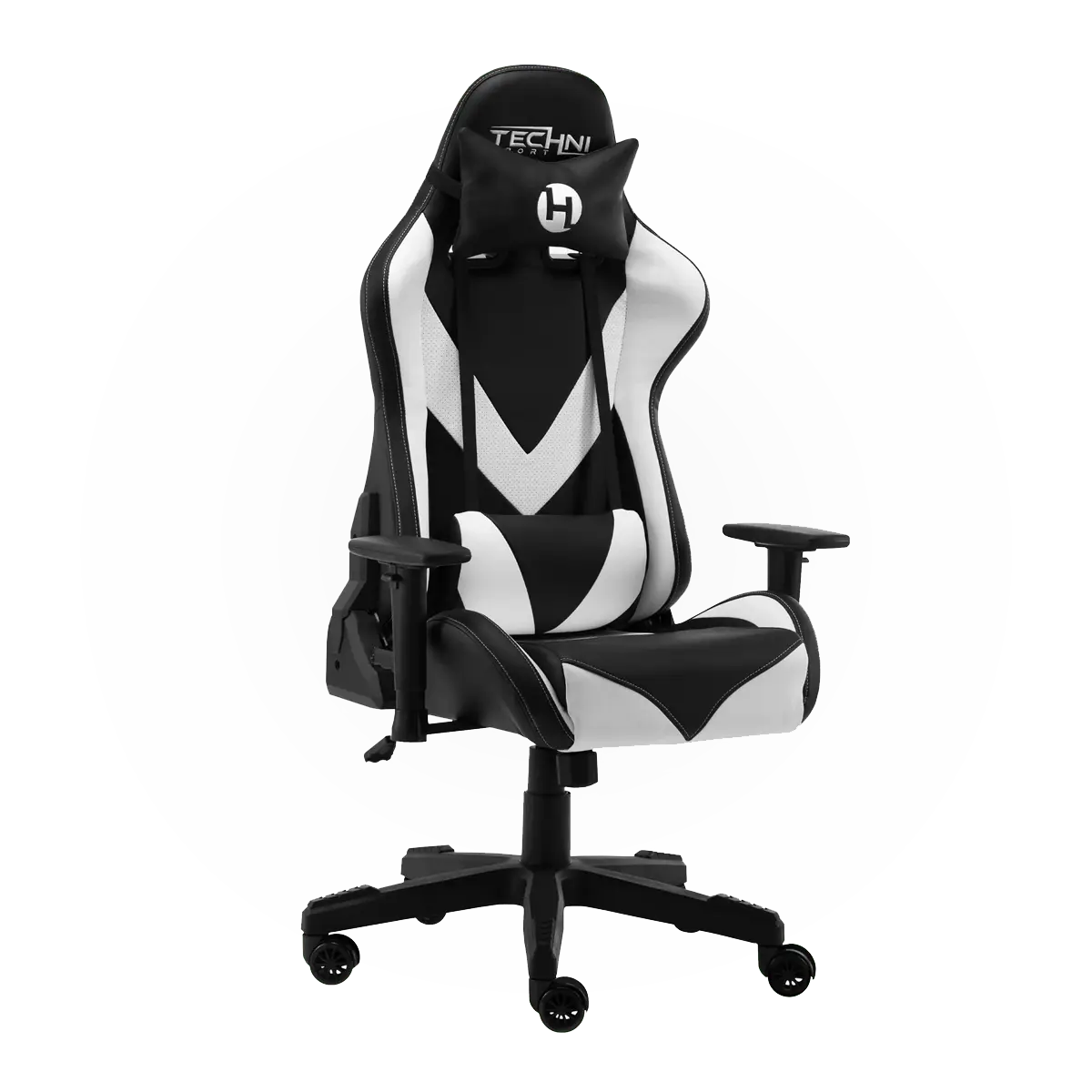 WHITE PRO GAMER SERIES 2 GAMING CHAIR - ModdedZone