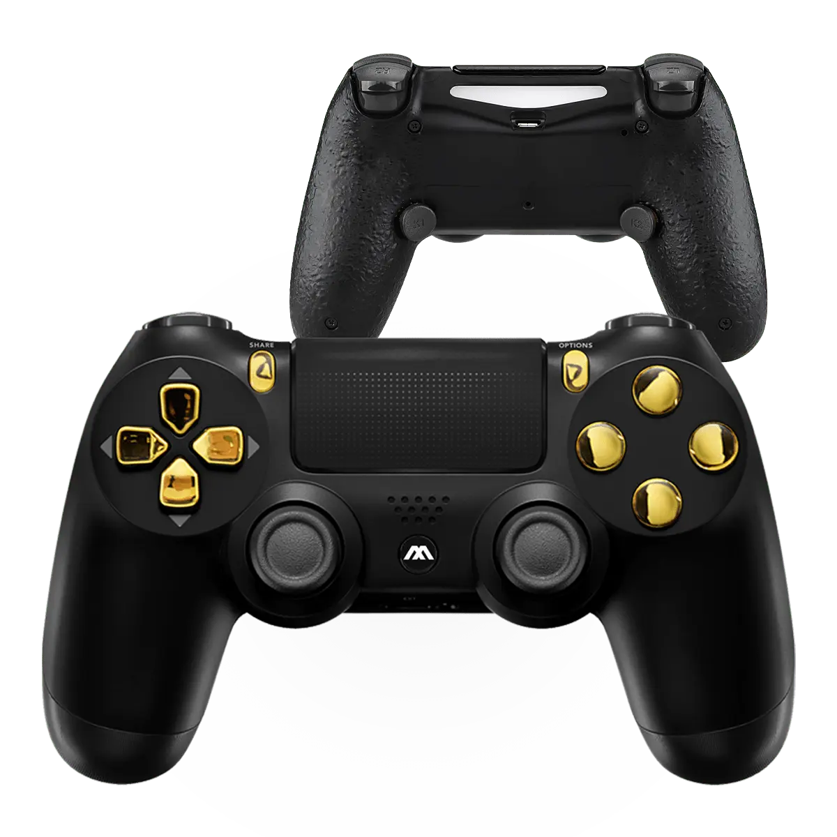 BLACK GOLD EXTREME PS4 SMART PRO MODDED CONTROLLER - ModdedZone