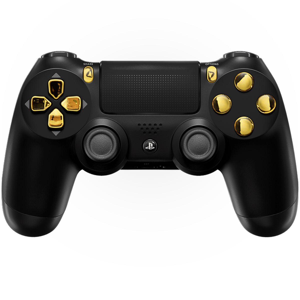 BLACK GOLD PS4 CUSTOM MODDED CONTROLLER