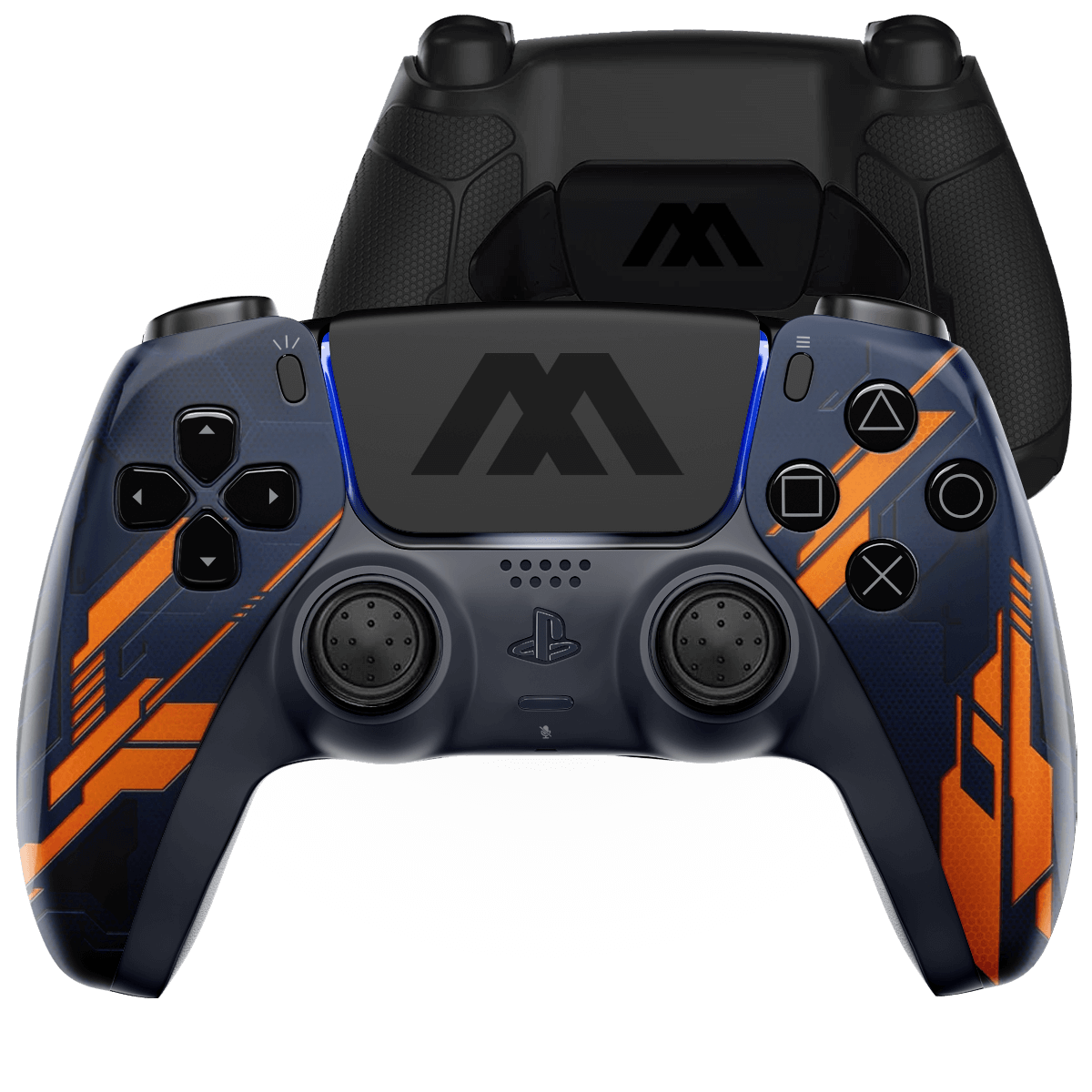 ORANGE MECHA EXTREME PS5 SMART PRO MODDED CONTROLLER - ModdedZone