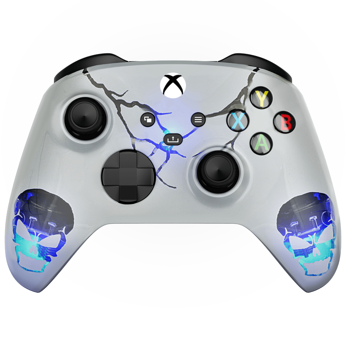 ILLUMINATING SKULLS XBOX SERIES X CUSTOM MODDED CONTROLLER - ModdedZone