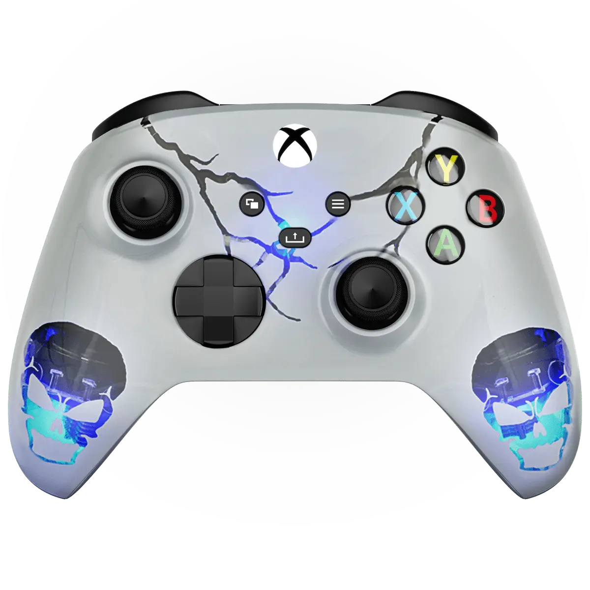 ILLUMINATING SKULLS XBOX SERIES X CUSTOM MODDED CONTROLLER - ModdedZone