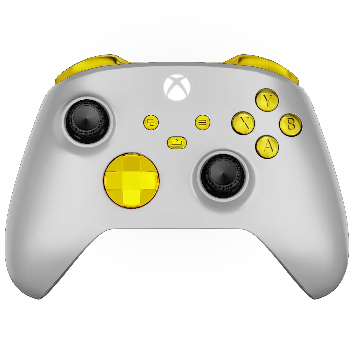 WHITE GOLD XBOX SERIES X CUSTOM MODDED CONTROLLER - ModdedZone