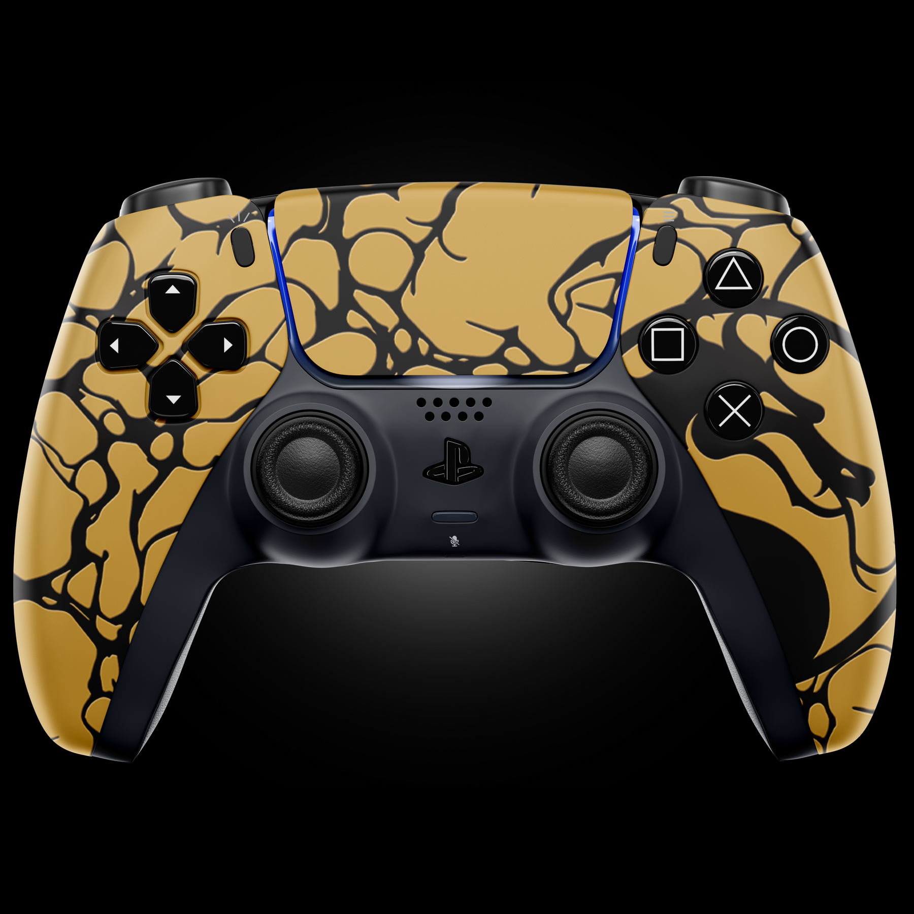 MODDEDZONE KOMBATX PS5 Custom Modded Controller inspired by martial-arts battle theme with MZ Titan OS and advanced gaming mods