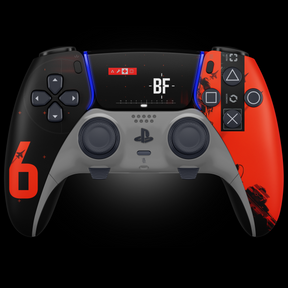 MODDEDZONE BATTLEBORN PS5 DualSense Edge custom modded wireless controller with MZ Titan OS and battle-inspired design for competitive gamers