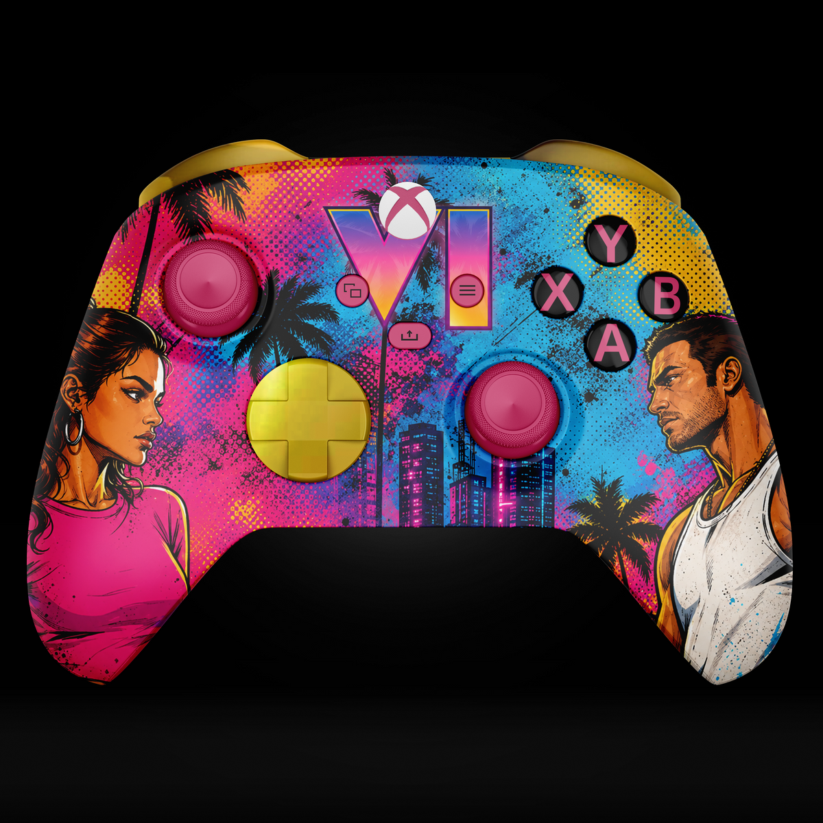 MODDEDZONE MIAMI CITY XBOX SERIES X CUSTOM MODDED CONTROLLER