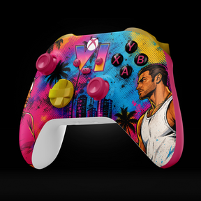 ILLUMINATING SKULLS XBOX SERIES X BENUTZERDEFINIERTER MODIFIZIERTER CONTROLLER