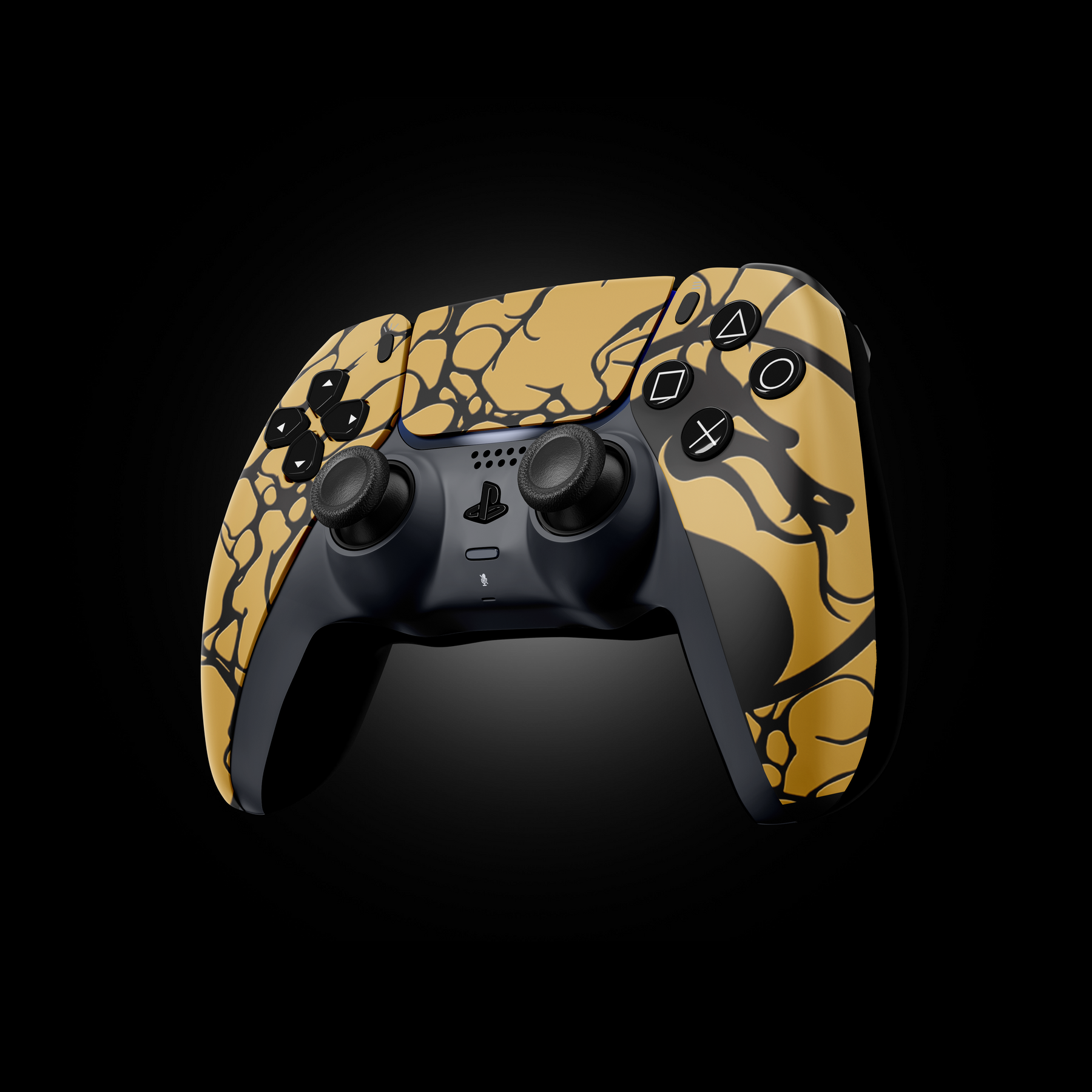 ODDEDZONE KOMBATX PS5 Custom Controller showing programmable paddles, ergonomic grip, and pro mod switches