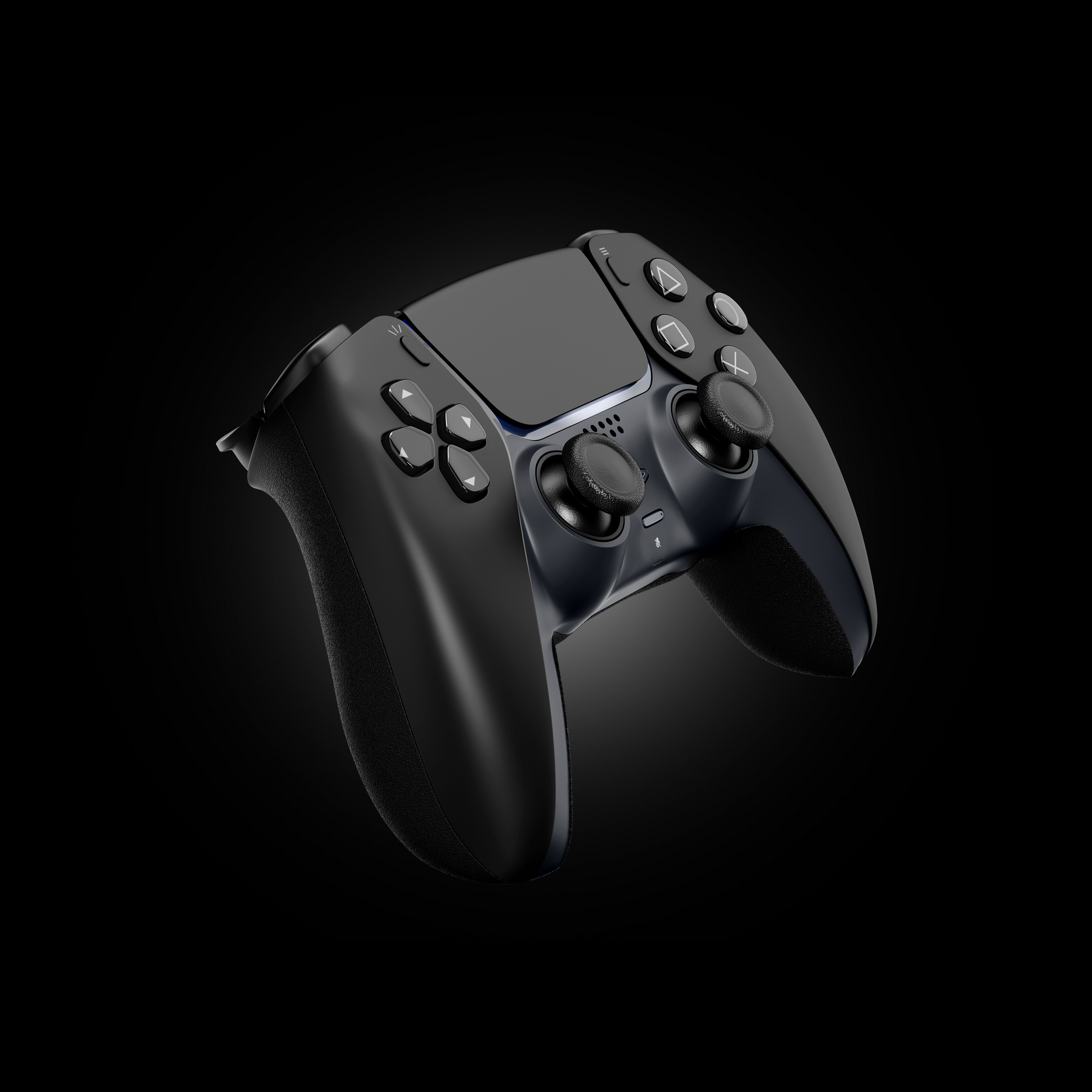 MODDEDZONE Midnight Black PS5 modded controller