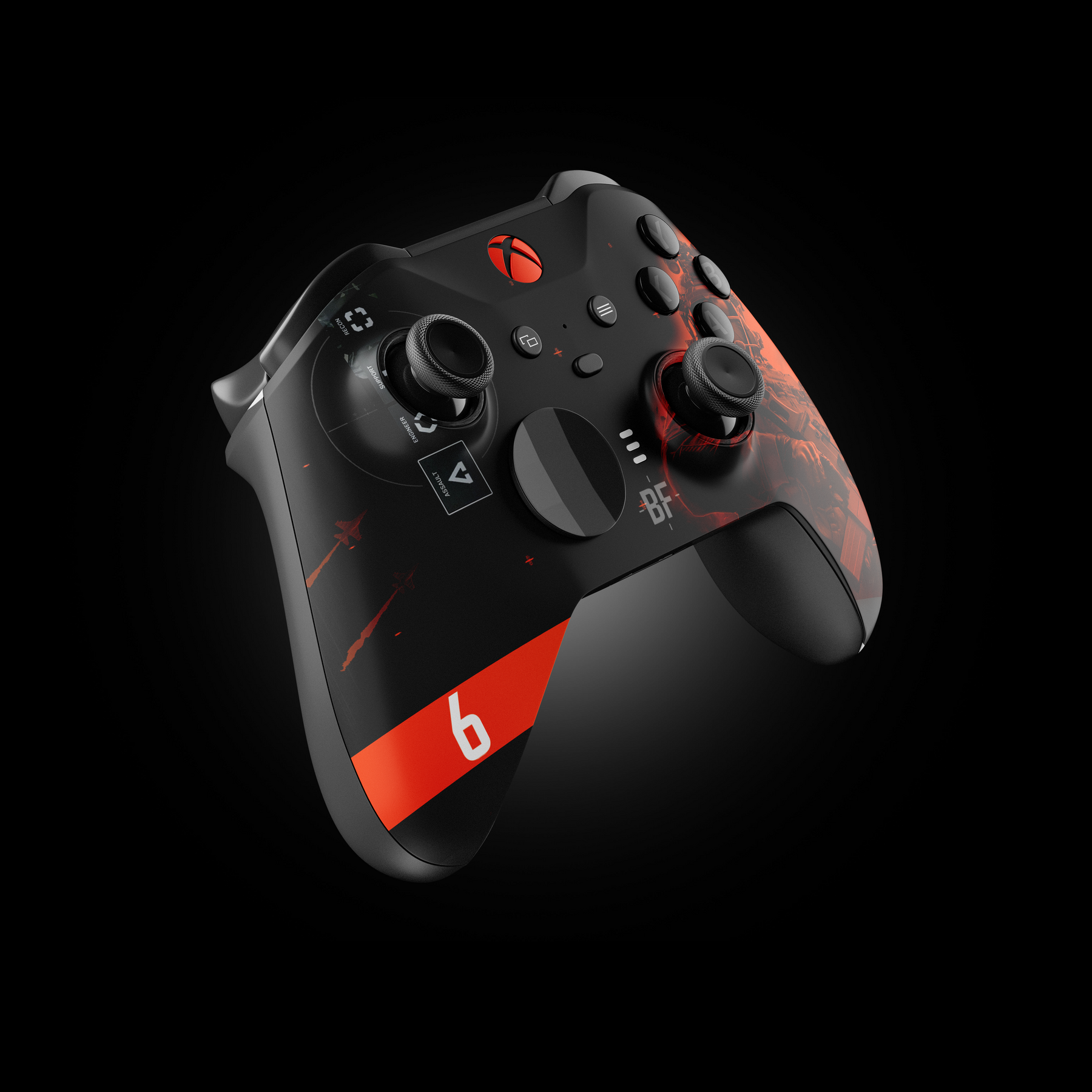 Xbox Elite 2 Battlefield Custom Modded Controller with Paddles and MZ Titan OS