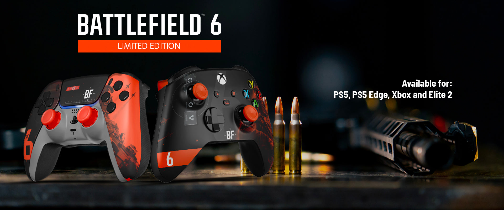 Battlefield PS5 and Xbox Controllers