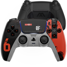 PS5 Battlefield Custom Modded Controller with Paddles and MZ Titan OS