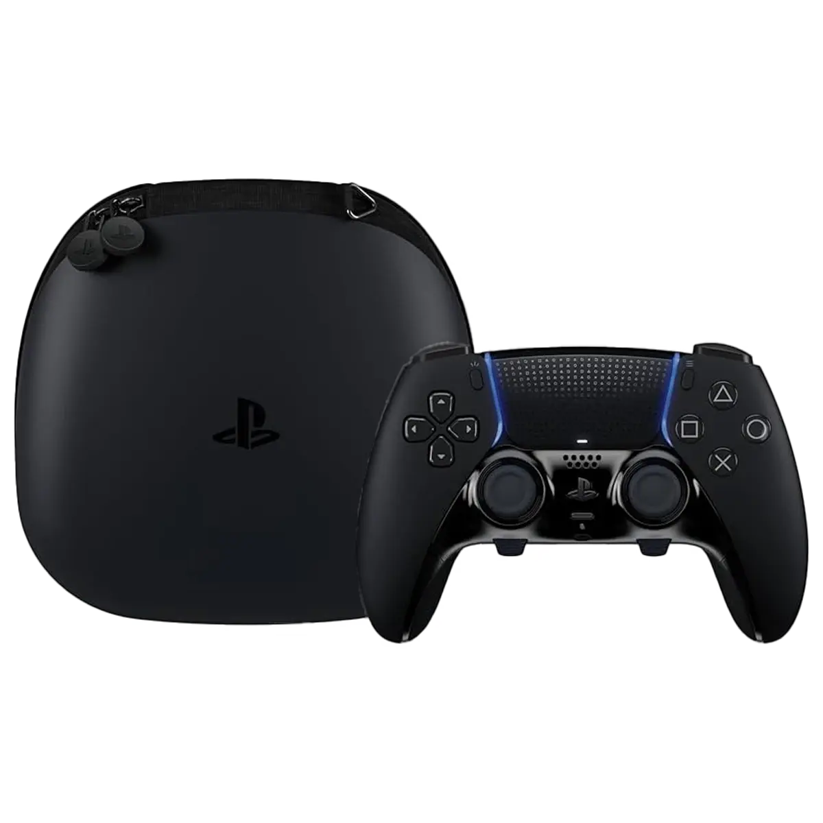MODDEDZONE Midnight Black PS5 DualSense Edge Custom Modded MODDEDZONE Midnight Black PS5 DualSense Edge Custom Modded