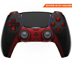 BLACK RED PS5 CUSTOM SMART MZ TITAN MODDED CONTROLLER