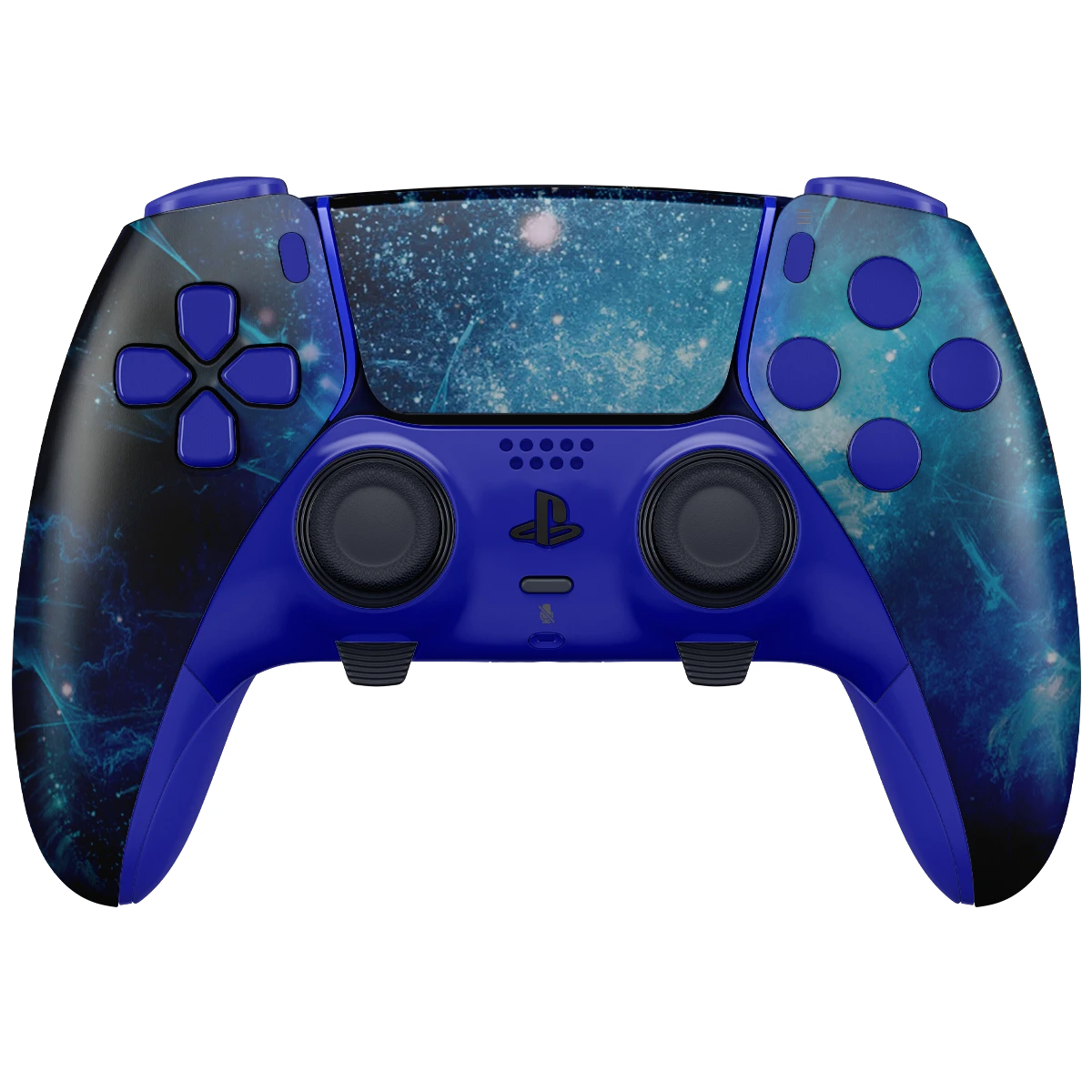 BLUE NEBULA PS5 DualSense Edge Custom Modded Wireless Controller - ModdedZone