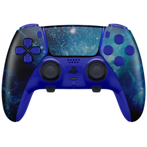 BLUE NEBULA PS5 DualSense Edge Custom Modded Wireless Controller