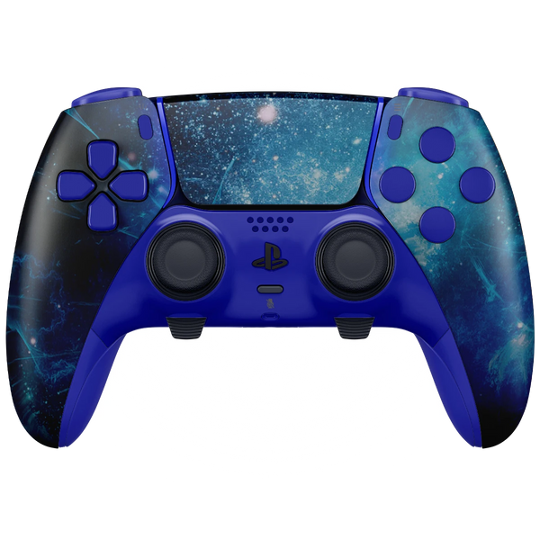 BLUE NEBULA PS5 DualSense Edge Custom Modded Wireless Controller ModdedZone