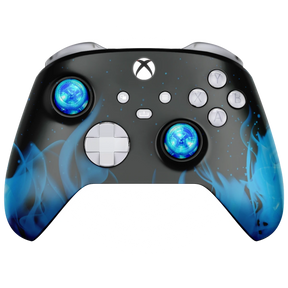 CHROMIUM BLUE FIRE XBOX SERIES X CUSTOM MODDED CONTROLLER - ModdedZone