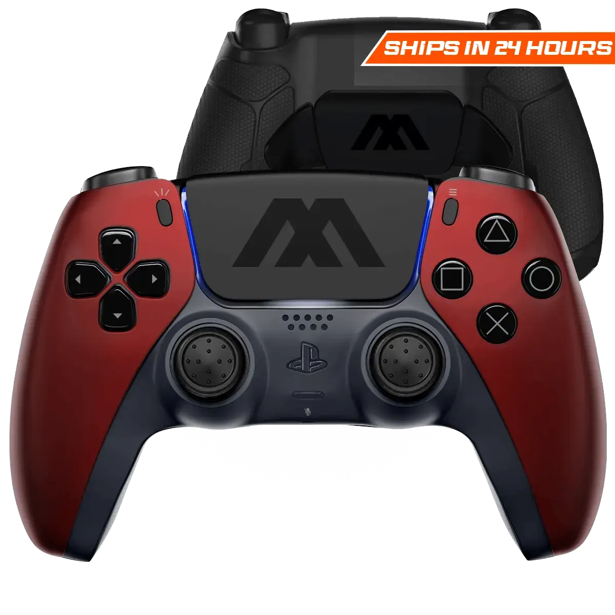 MODDEDZONE RED EXTREME PS5 SMART PRO CUSTOM MODDED CONTROLLER MODDEDZONE