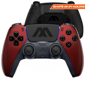 MODDEDZONE RED EXTREME PS5 SMART PRO CUSTOM MODDED CONTROLLER MODDEDZONE