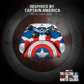 RAZER LIMITED EDITION CAPTAIN AMERICA WIRELESS PRO CONTROLLER & QUICK CHARGING STAND BUNDLE FOR XBOX SERIES X|S - ModdedZone