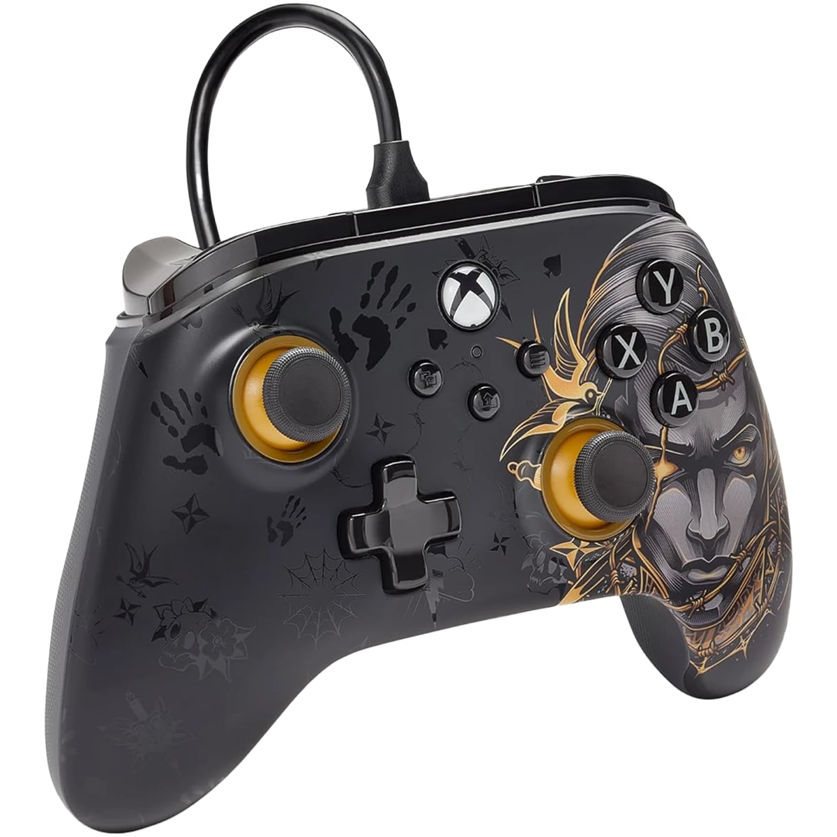 PowerA Advantage Wired Controller for Xbox Series X|S With 2 Re-mappable Buttons - Fortnite Midas
