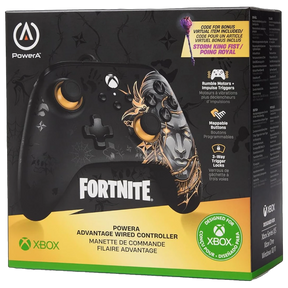 PowerA Advantage Wired Controller for Xbox Series X|S With 2 Re-mappable Buttons - Fortnite Midas