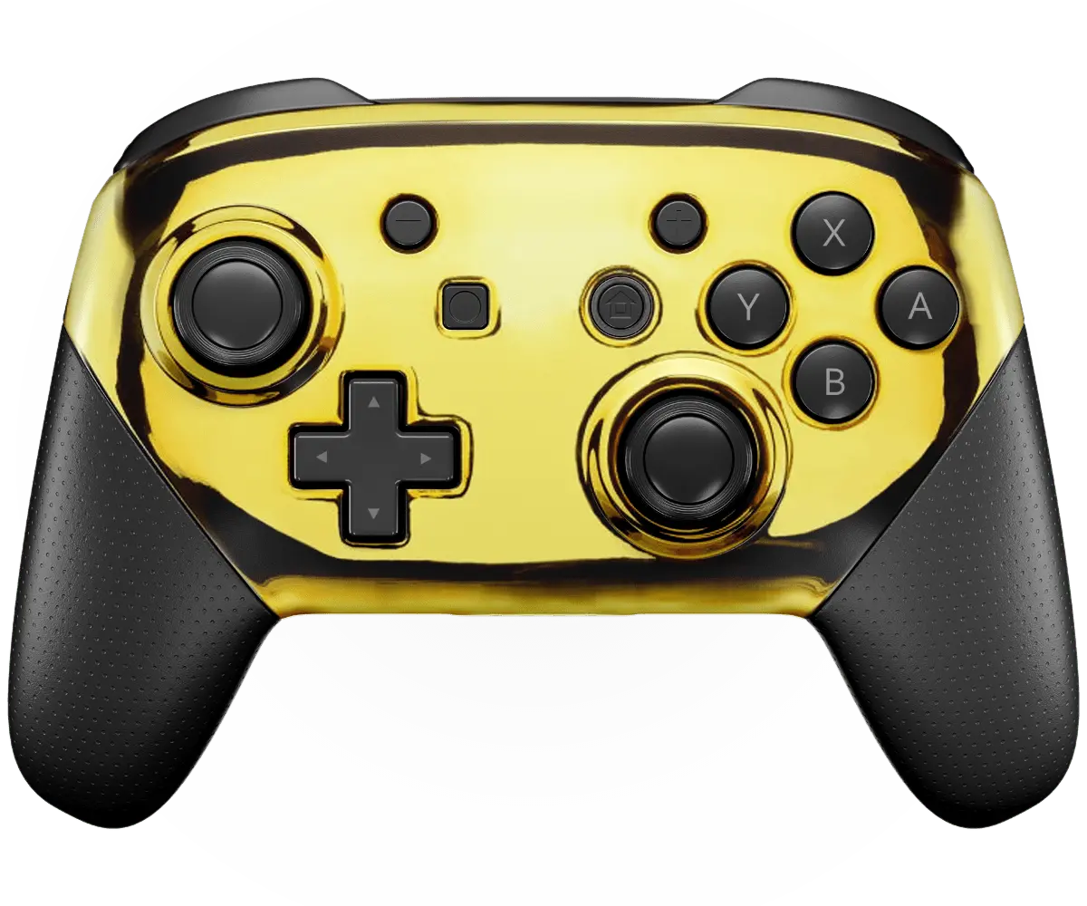 Gold nintendo switch controller new arrivals