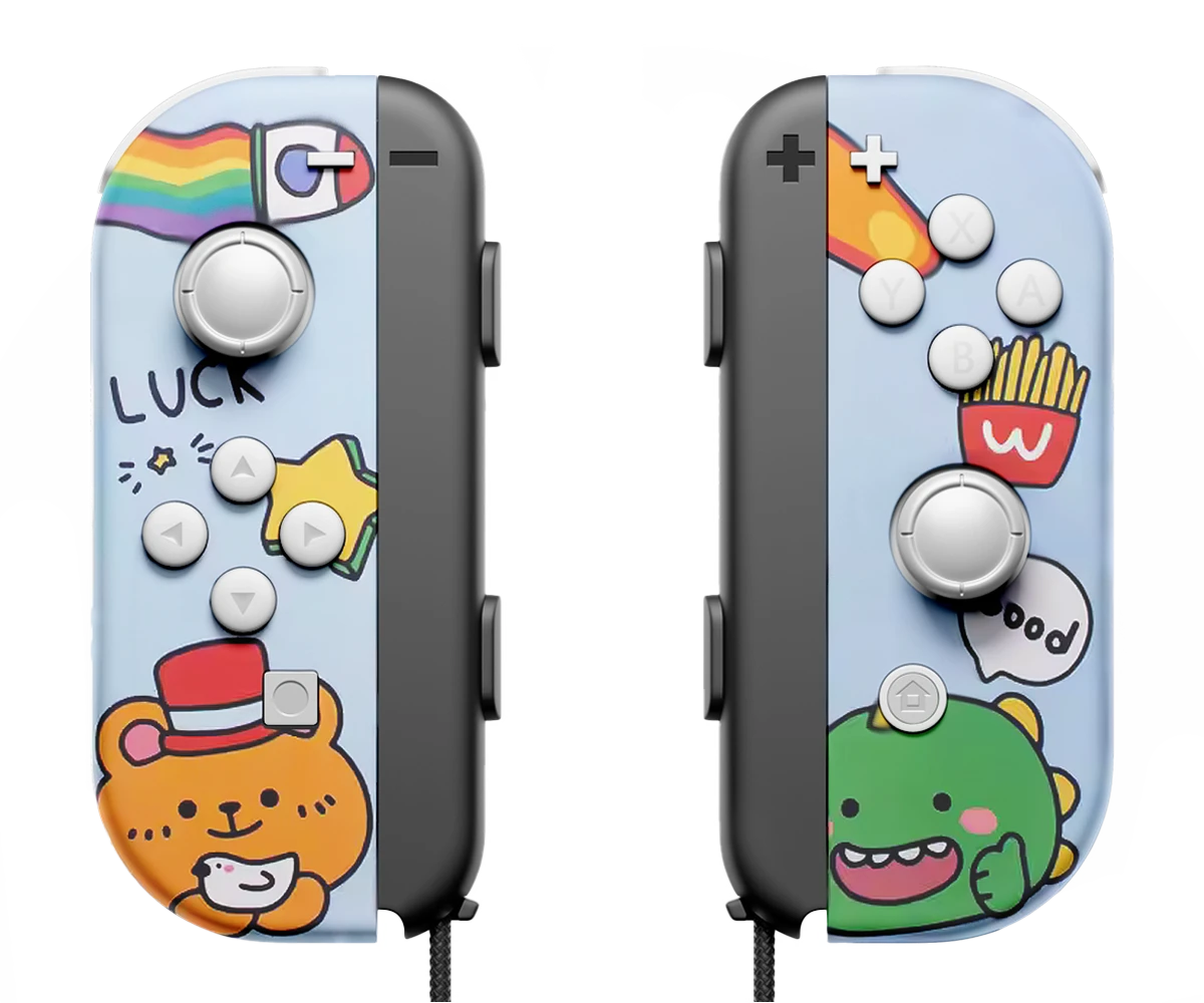 ANIMAL CROSSING NINTENDO JOY-CON CONTROLADORES PERSONALIZADOS