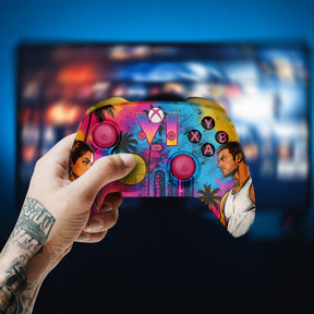 ILLUMINATING SKULLS XBOX SERIES X BENUTZERDEFINIERTER MODIFIZIERTER CONTROLLER