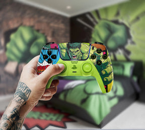 MODDEDZONE GREEN FURY PS5 CUSTOM MODDED CONTROLLER ModdedZone