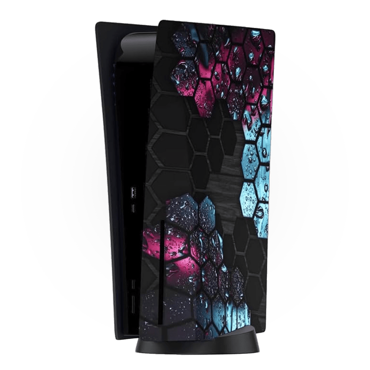 HONEYCOMB PS5 CUSTOM CONSOLE COVER