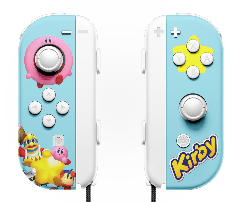 Nintendo Switch Joycon Controller Customized with White D-Pad