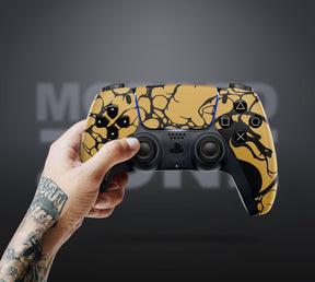 MODDEDZONE KOMBATX PS5 Custom Modded Controller with martial-arts inspired artwork and advanced mod system for pro gaming